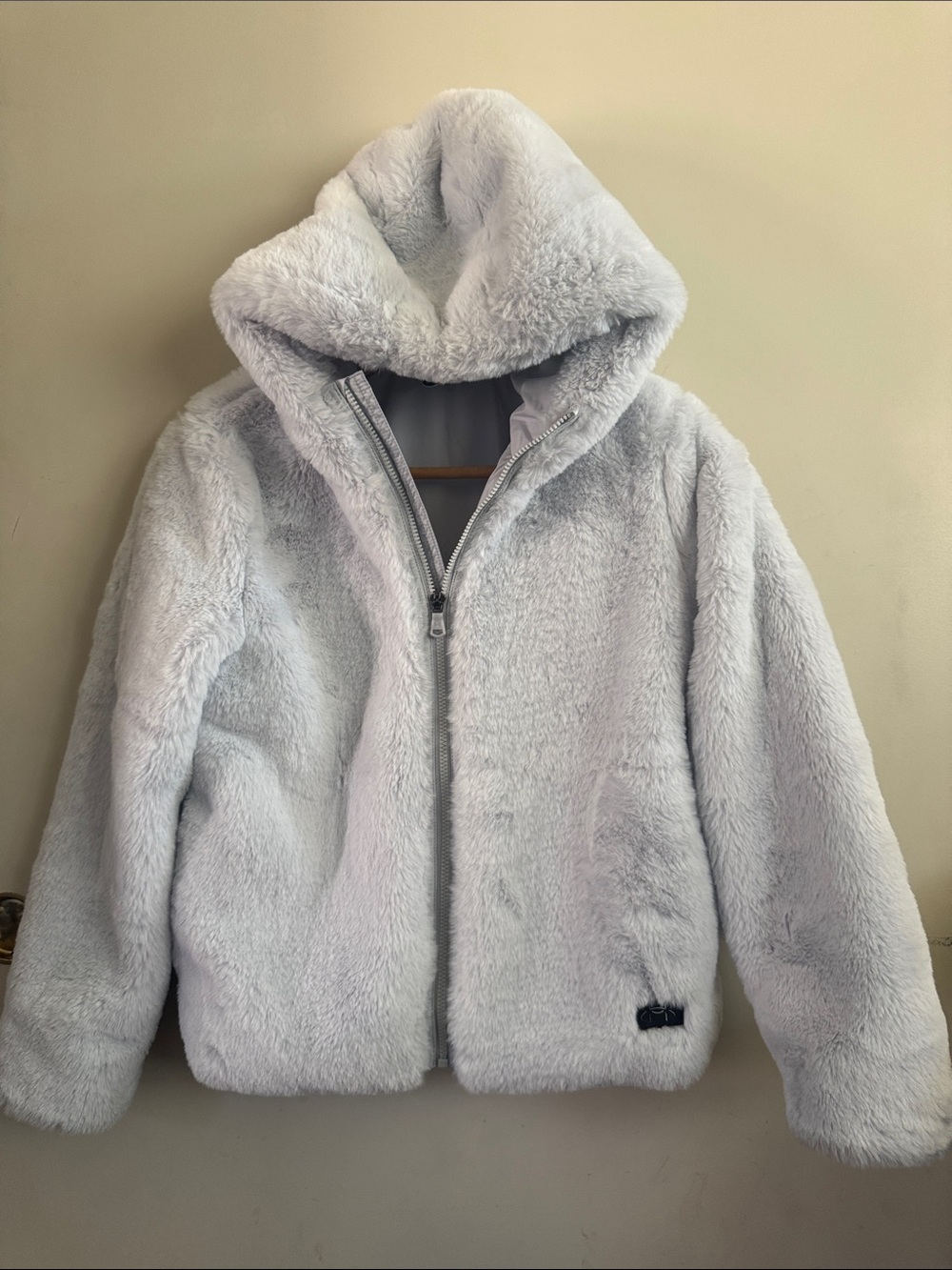 Under Armour Girls UA Cozy Fur Zip-Up Hoodie - Youth Large